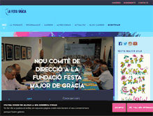 Tablet Screenshot of festamajordegracia.cat